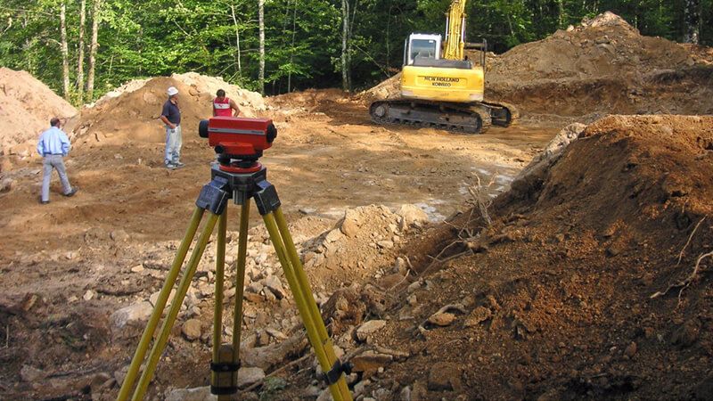 Measuring An Excavation Site